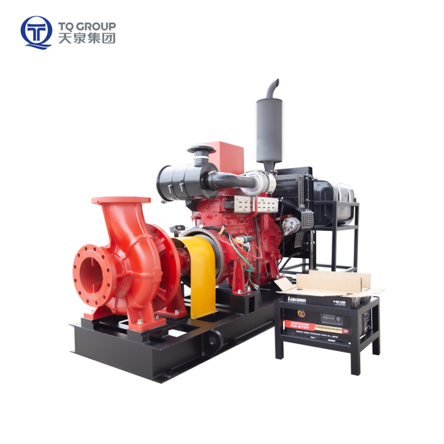 3000RPM High Speed Horizontal Diesel Engine Fire Pump 
