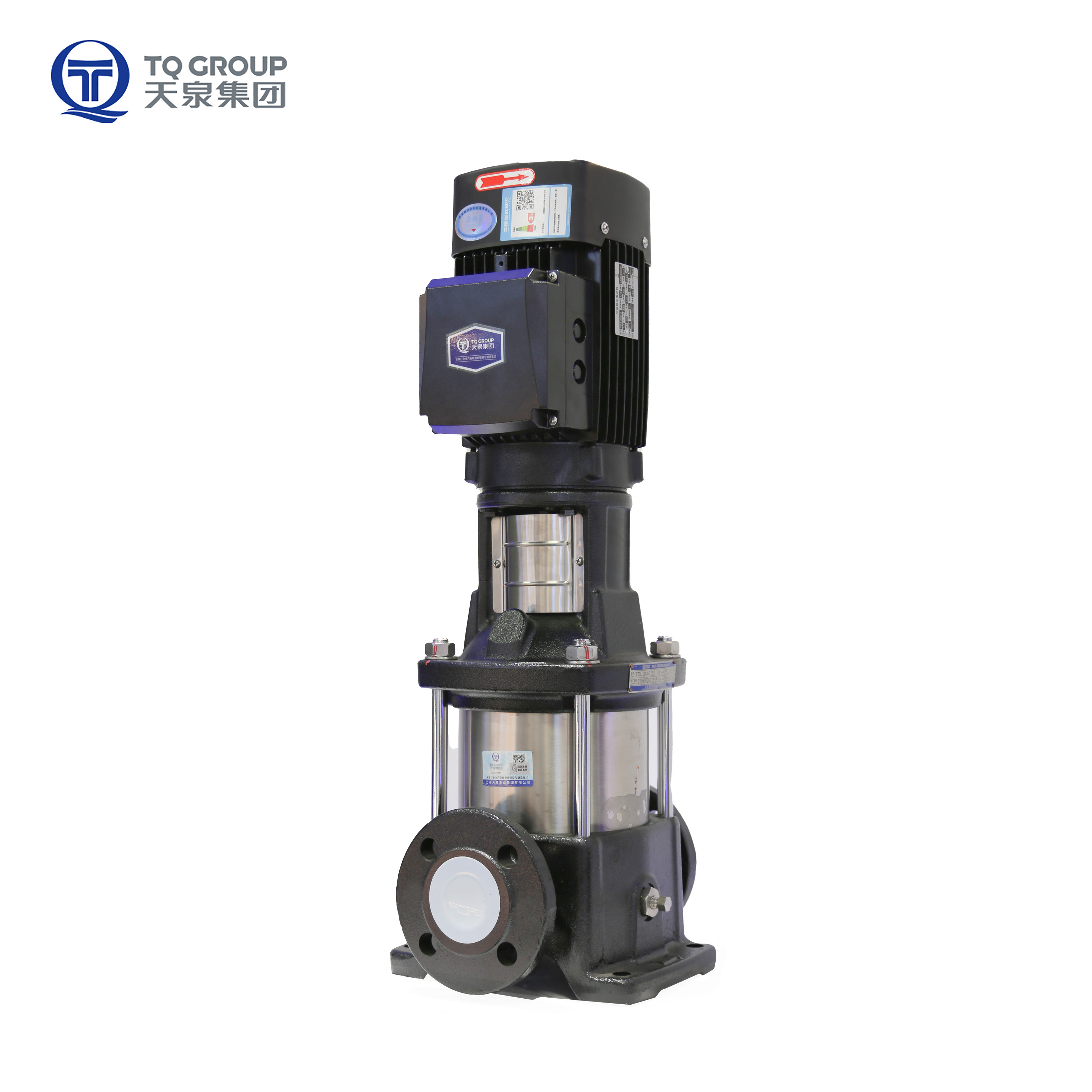 Multistage centrifugal pump installation